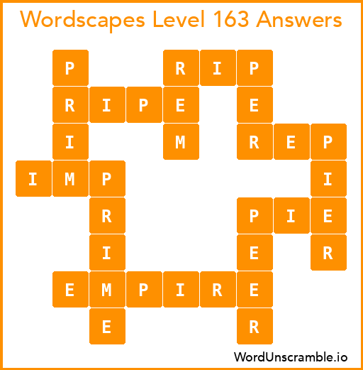 Wordscapes level 1632 answers