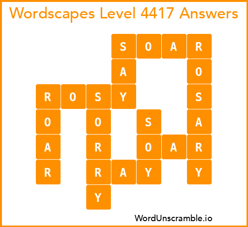 Wordscapes Level 4417 Answers